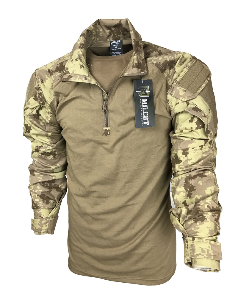 MILCOT MILITARY Combat Shirt OTW Camo Digi-Sand Milcot