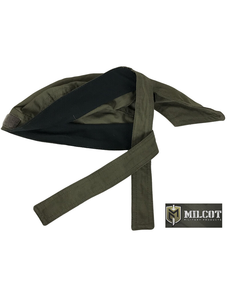 MILCOT MILITARY Black Milcot Military Head Covering Bandanas