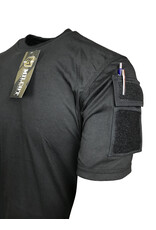 MILCOT MILITARY Chandail T-Shirts Tactical Militaire Noir MILCOT