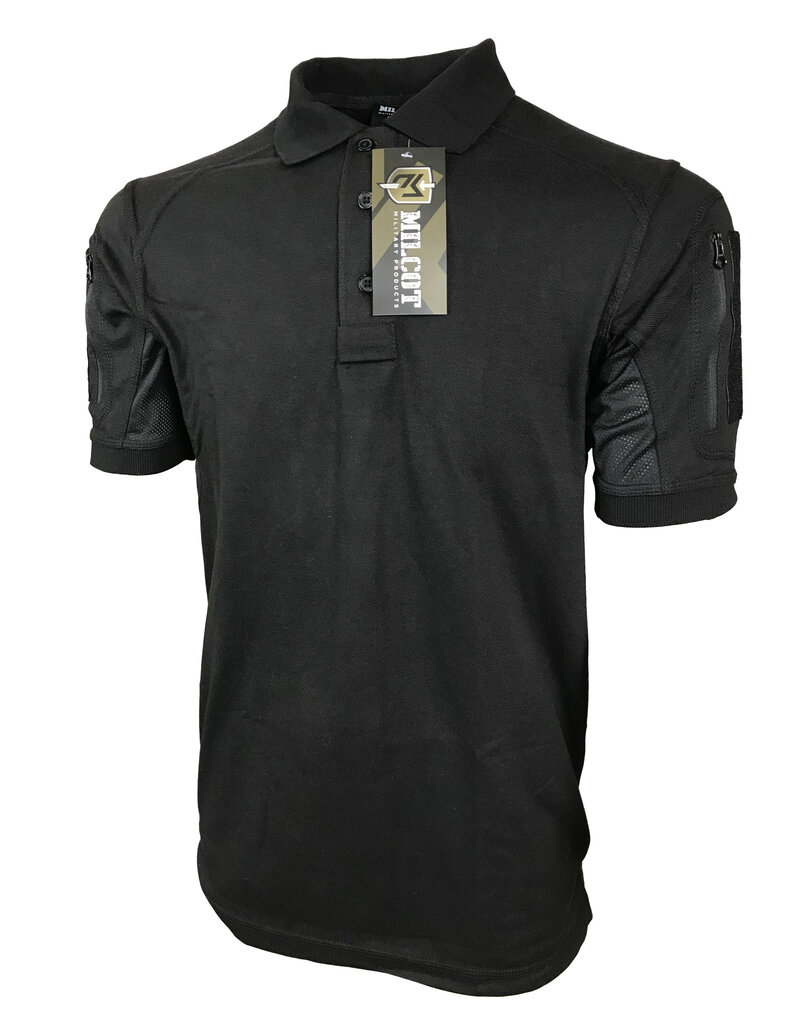 MILCOT MILITARY Chandail Polo Tactical Noir MILCOT