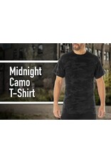 ROTHCO T-Shirt Rothco Black Camo Noir De Nuit