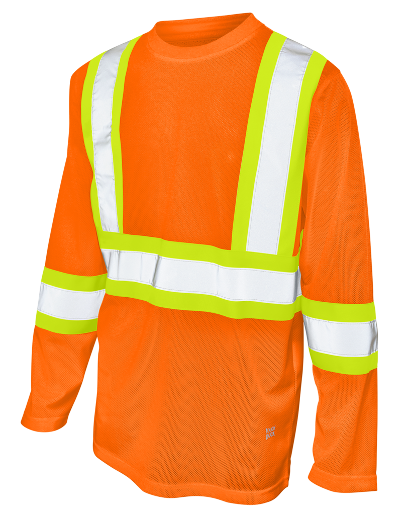 TOUGH-DUCK Chandail Mesh Haute visibilité Manche Longue Tough Duck