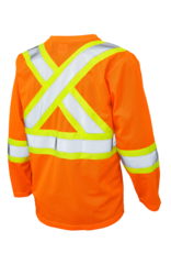 TOUGH-DUCK Tough Duck Long Sleeve High Visibility Mesh Sweater