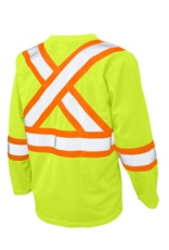 TOUGH-DUCK Tough Duck Long Sleeve High Visibility Mesh Sweater