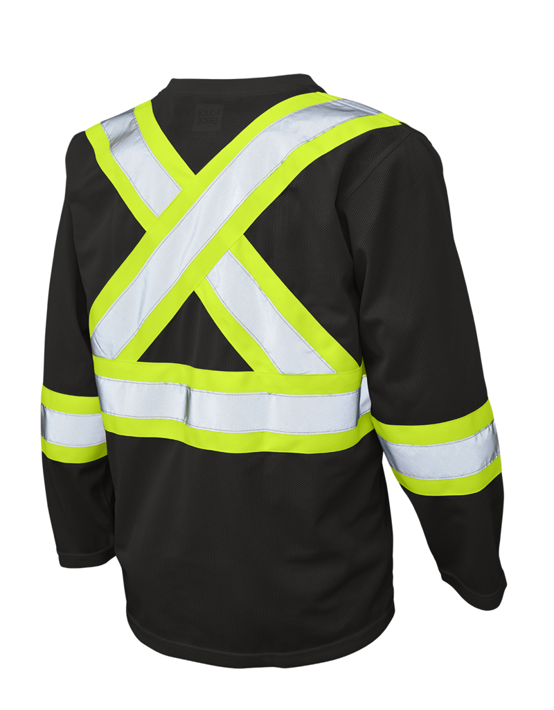 TOUGH-DUCK Tough Duck Long Sleeve High Visibility Mesh Sweater