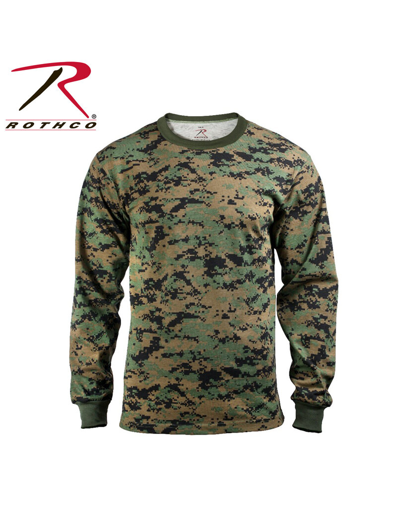 ROTHCO Rothco Long Sleeve Digital Camo T-Shirt