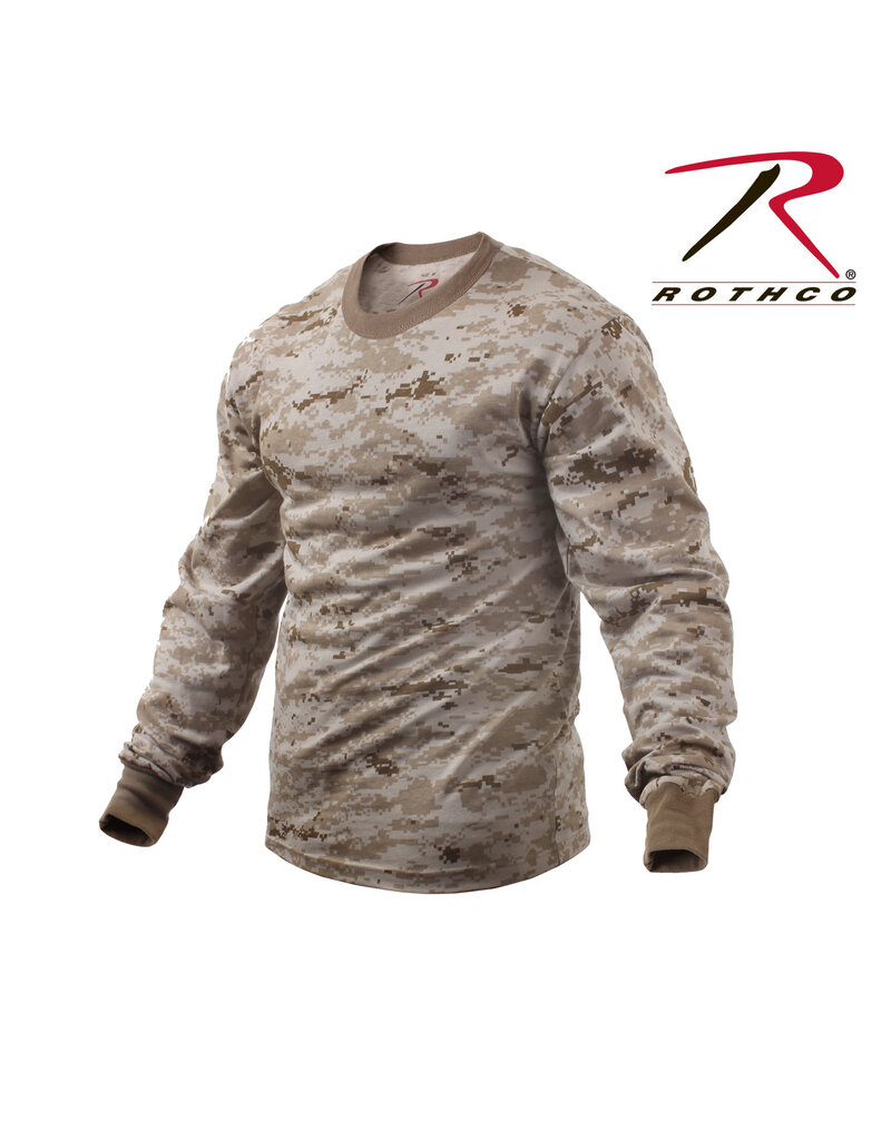 ROTHCO Chandail Manche Longue Camo Desert