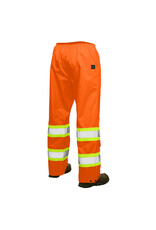 WORK KING Reflective Waterproof Pants Orange Work King