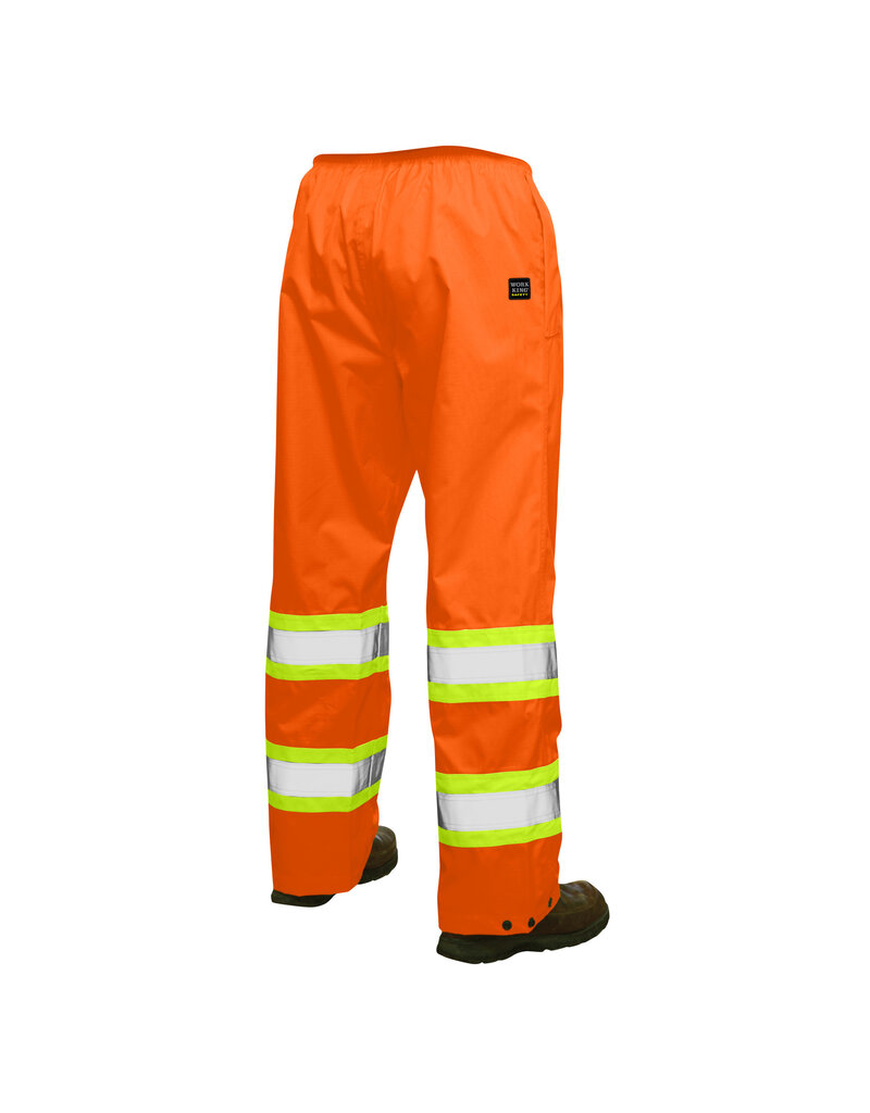 WORK KING Reflective Waterproof Pants Orange Work King