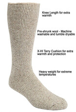 JB FIELD Icelandic woolen stockings -50* 24 -Large 8-12 J.B Field's