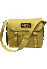 WORLD FAMOUS 100% Cotton Canvas World Famous Shoulder Bag