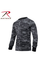 ROTHCO Chandail Manche Longue Camouflage Noir
