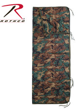 ROTHCO Blanket Envelope Closure Poncho Liner Woodland