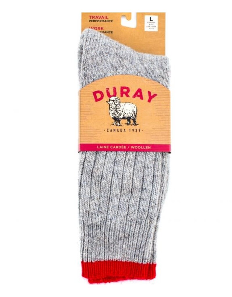 DURAY Robuste Bas de Travail en Laine 70%  DURAY