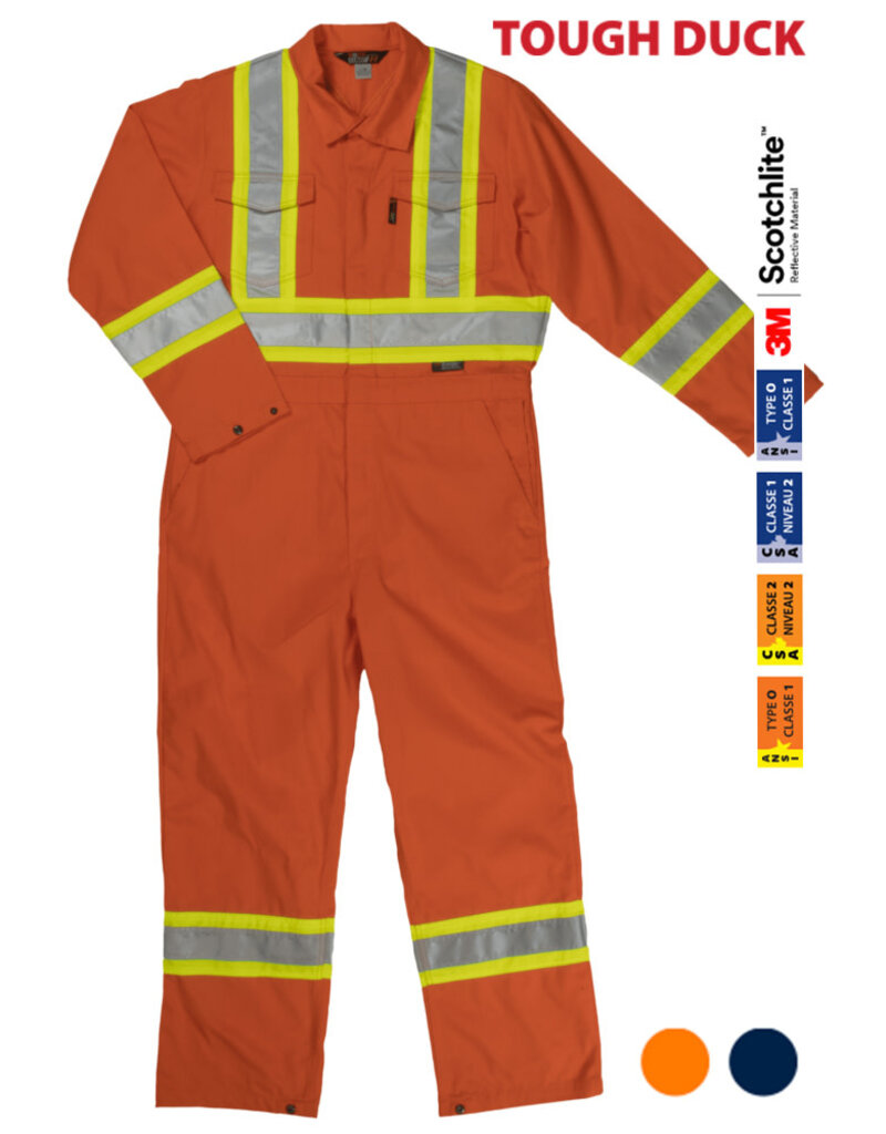 TOUGH-DUCK Tough Duck Reflective Tape Work Coverall