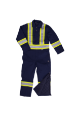 WORK KING Par-Dessus (Coverall) Doublé Work King Bande Réflectif 3M