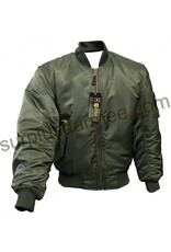 SGS Aviation Bomber Jacket MA-1 Olive Sage SGS
