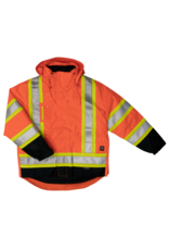 TOUGH-DUCK Manteau D'Hiver de Travail Fluo Réflectif 5 dans 1 Tough Duck