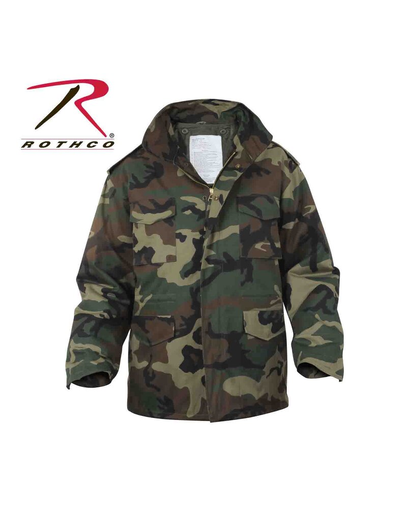 ROTHCO Manteau Camo Woodland M-65 Doublé Rothco