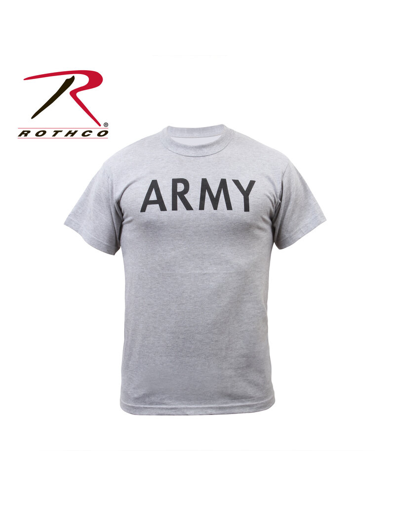 ROTHCO Chandail T-Shirt Rothco Army Gris