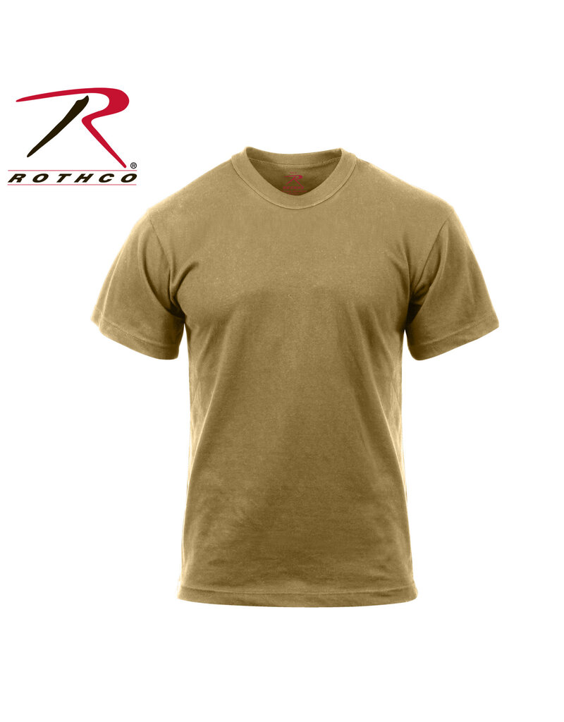 ROTHCO Rothco Moisture Wicking T-Shirts Coyote