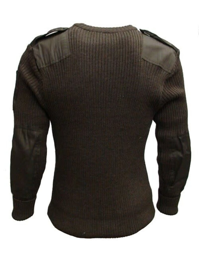 MILCOT MILITARY Chandail De Laine100% Style Militaire Kaki