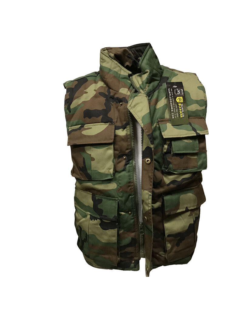 SGS Veste Ranger Sans Manches Woodland