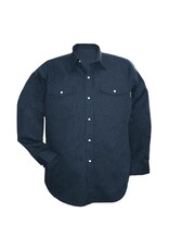GATTS Chemise Gatts de Travail M-Longue Marine 625-S