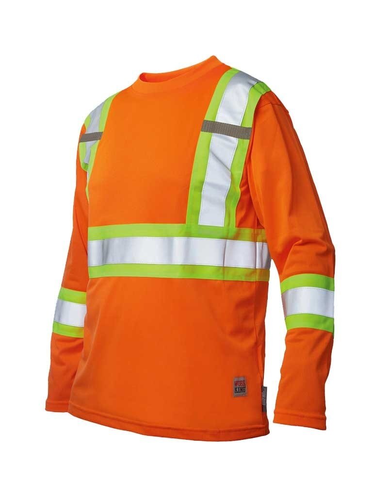 TOUGH-DUCK Tough Duck Long Sleeve High Visibility Mesh Sweater