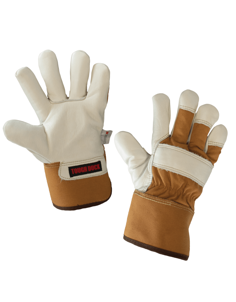 TOUGH-DUCK Gant de Travail En Cuir Isolé Impermeable Respirant Tough Duck