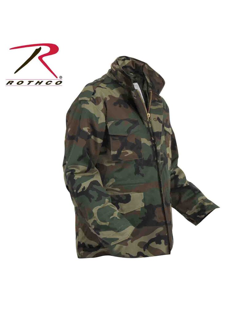 ROTHCO Manteau Camo Woodland M-65 Doublé Rothco