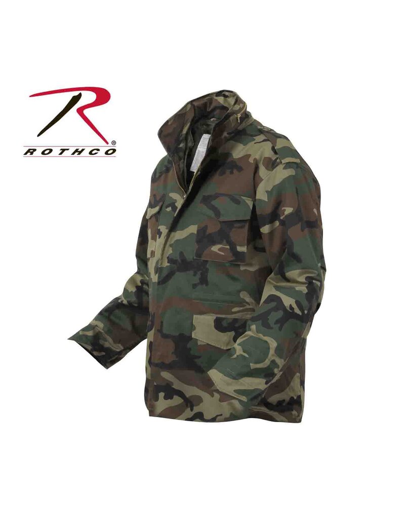 ROTHCO Manteau Camo Woodland M-65 Doublé Rothco