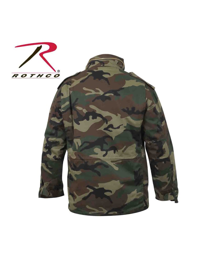 ROTHCO Manteau Camo Woodland M-65 Doublé Rothco
