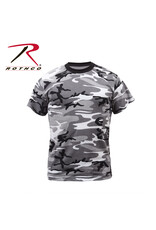 ROTHCO Chandail T-Shirt Camo Noir Gris Blanc Urbain Rothco
