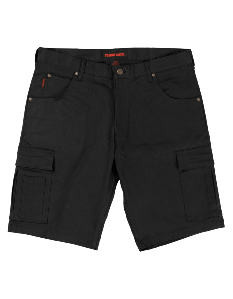 TOUGH-DUCK Bermuda Travail Cargo Extensible Tough Duck Noir