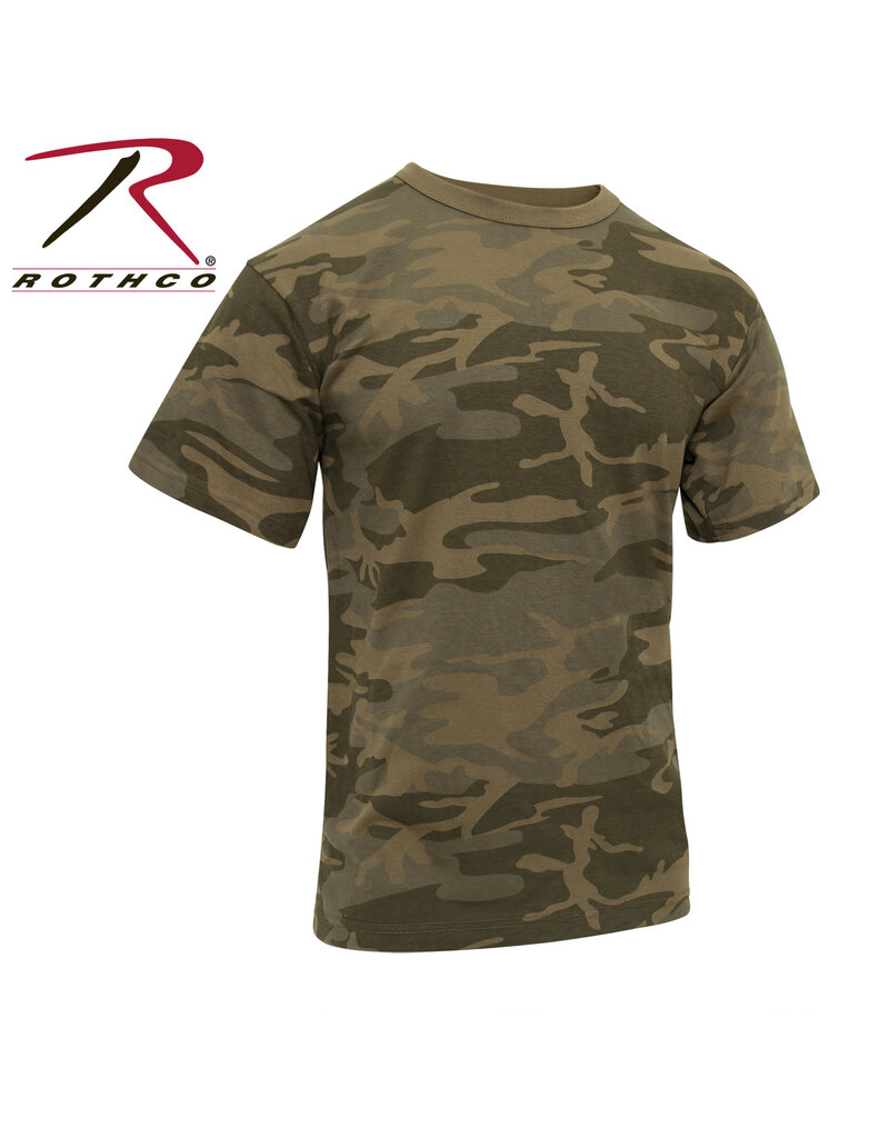 ROTHCO Chandail T-Shirt Camouflage Coyote Vintage Rothco