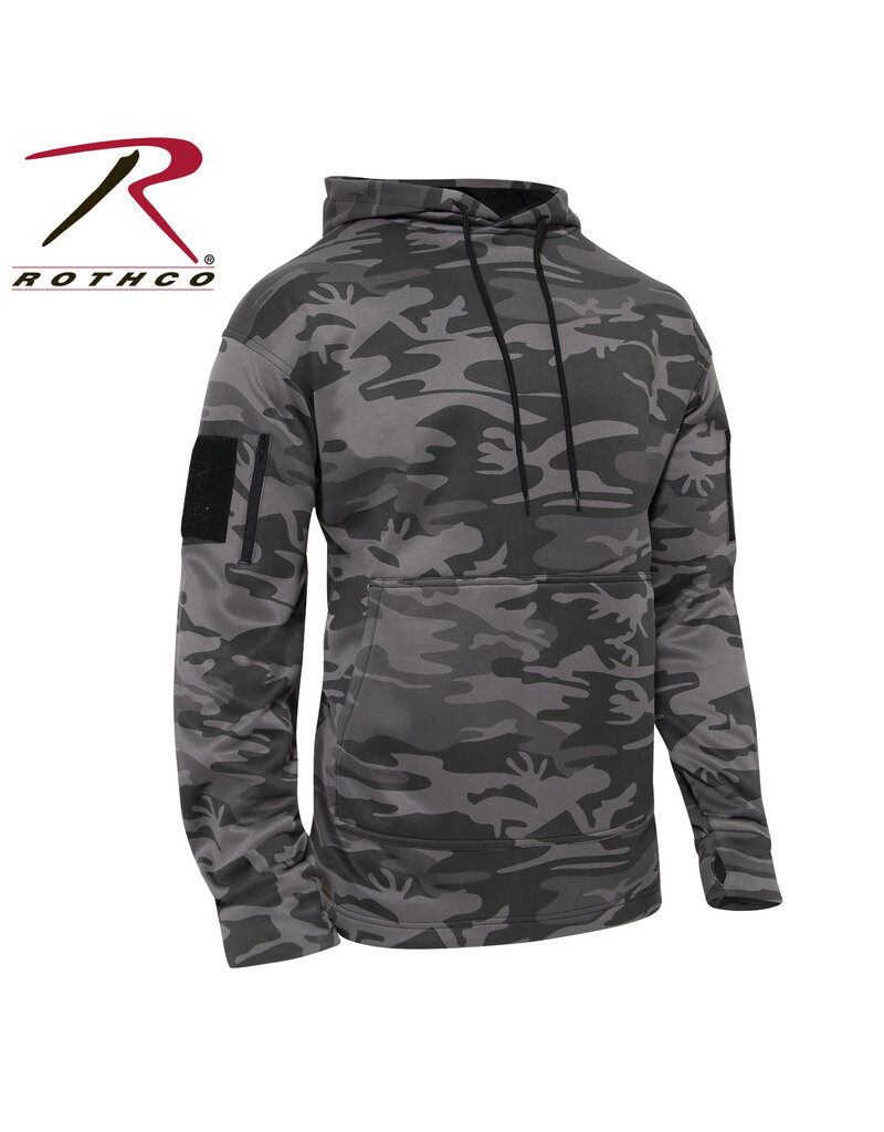 ROTHCO Chandail Kangourou Tactical Camo Noir Rothco