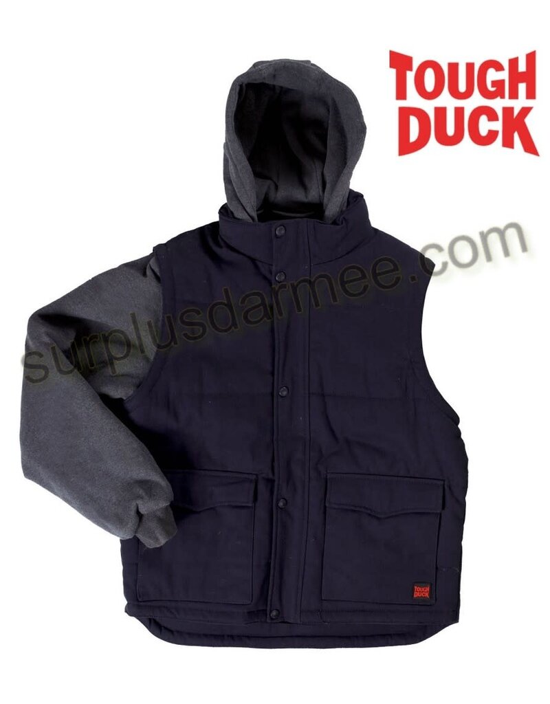 TOUGH-DUCK Work Coat Tough Duck Lined Removable Sleeve Jacket