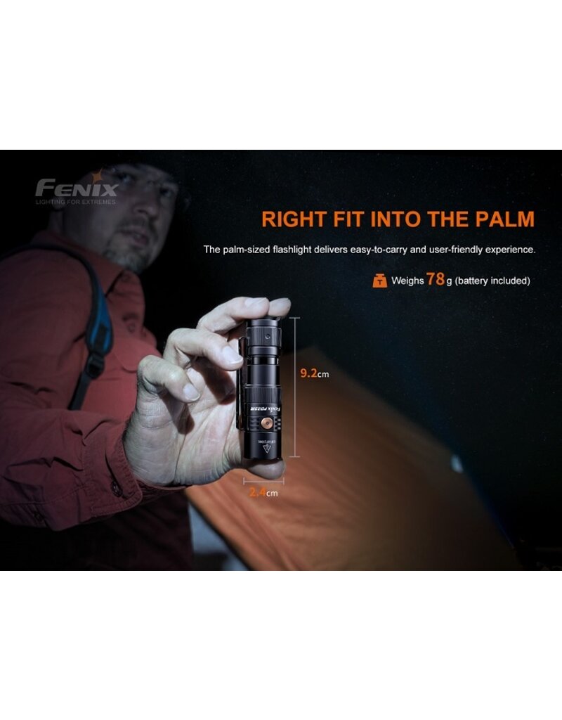FENIX Lampe de Poche Tactique 800 Lumens PD25-R Fenix