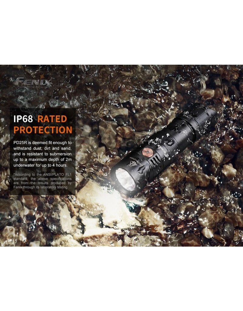 FENIX Flashlight Tactical 550 Lumens PD25 Fenix