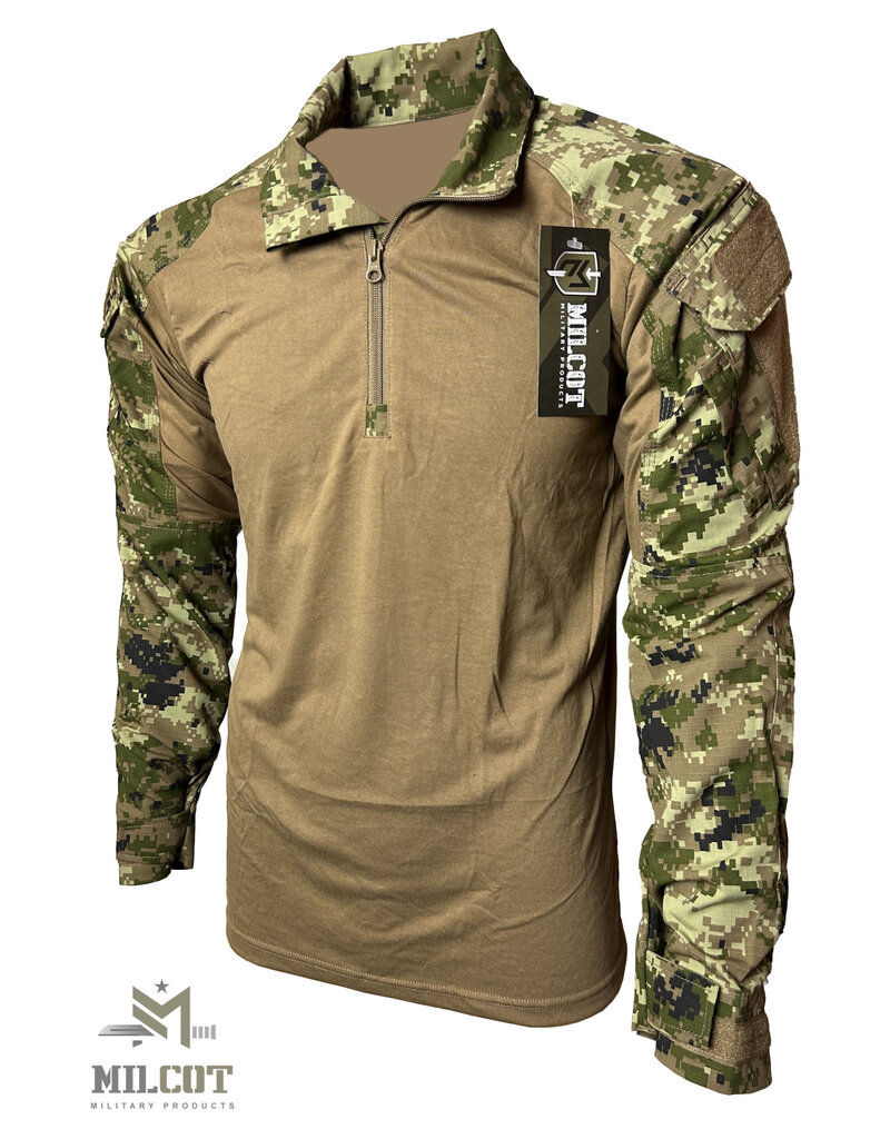 MILCOT MILITARY MULTI TAN MT STYLE CADPAT MILCOT COMBAT SHIRT