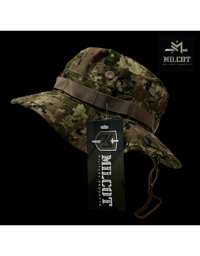 MILCOT MILITARY BOONIE HAT MILITARY STYLE CADPAT MT MULTI TAN MILCOT