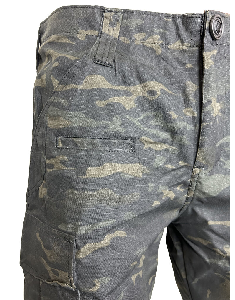MILCOT MILITARY PANTALON CAMO NOIR TACTICAL  MILCOT
