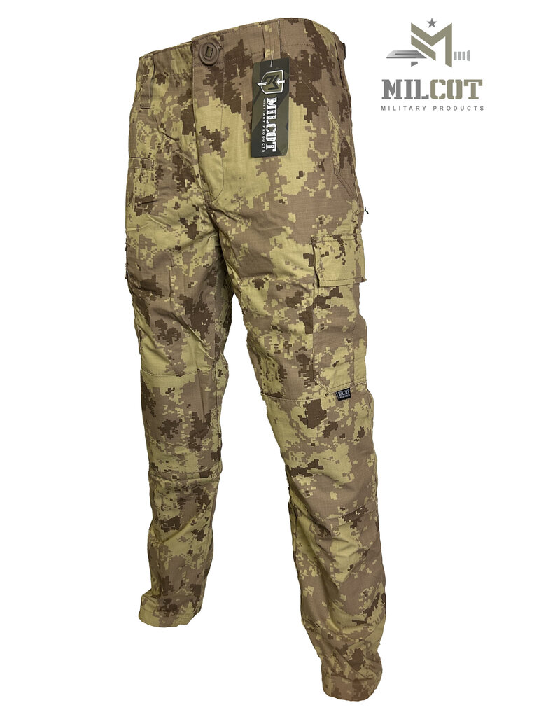MILCOT MILITARY PANTALON Camo DESERT Tactical MILCOT MILITARY