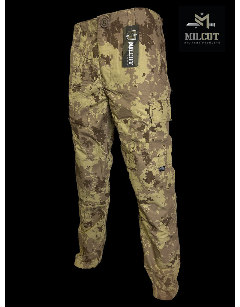 MILCOT MILITARY PANTALON Camo DESERT Tactical MILCOT MILITARY