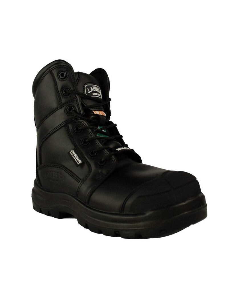 J.AUDET.JR J. Audet Black TRS Waterproof Work Boot