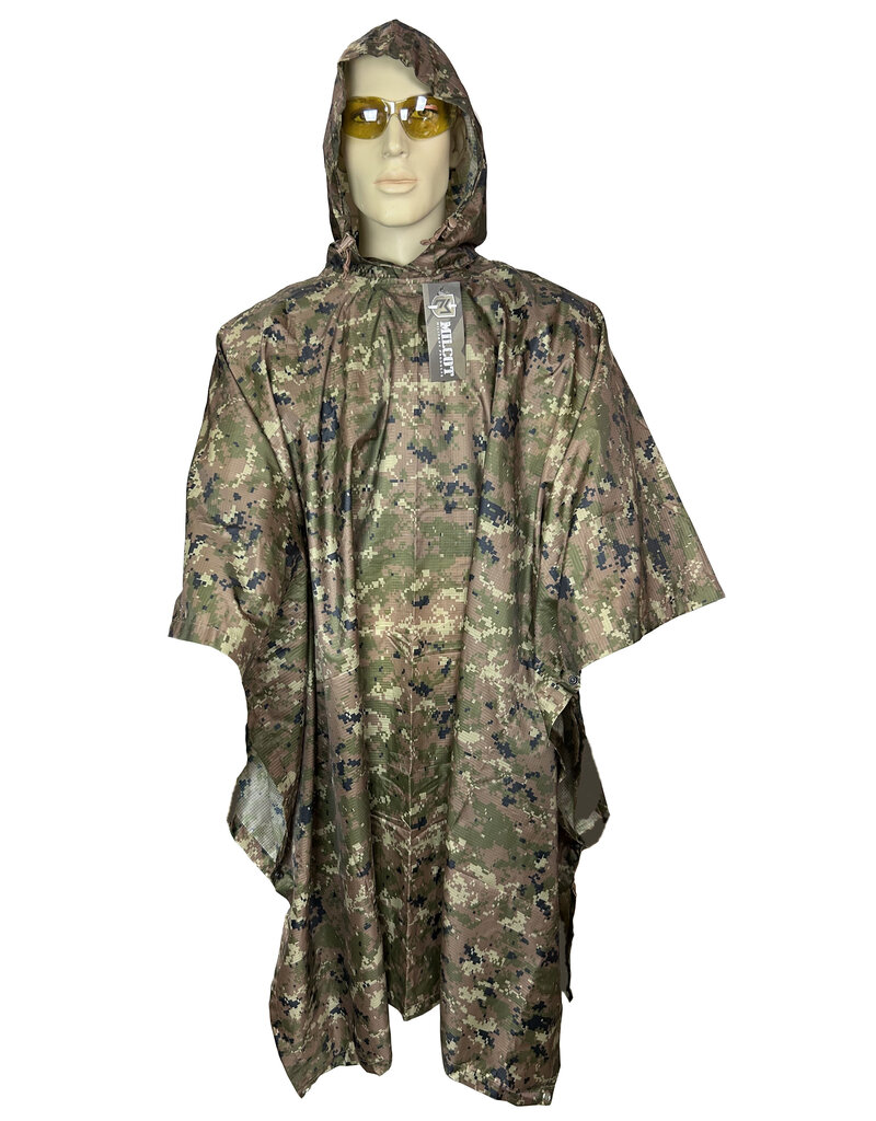 MILCOT MILITARY PONCHO Camo Multi Tan MT Milcot Military