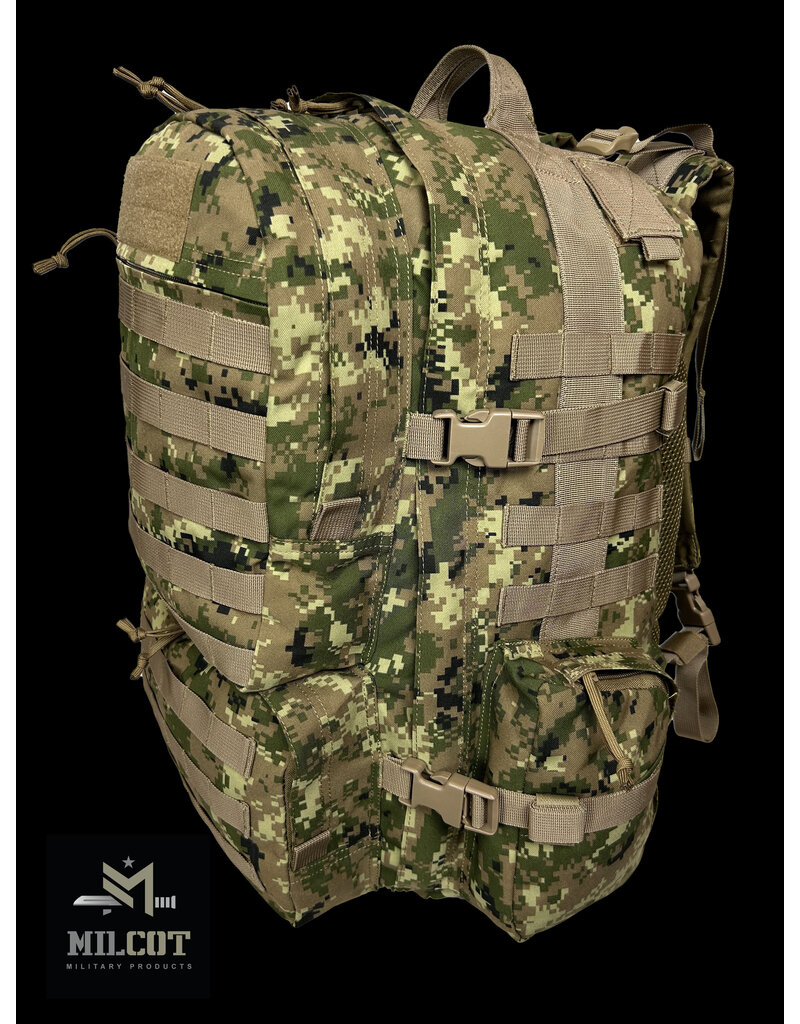 MILCOT MILITARY Battalion Style Backpack Cadpat Multi Tan MT Milcot Military