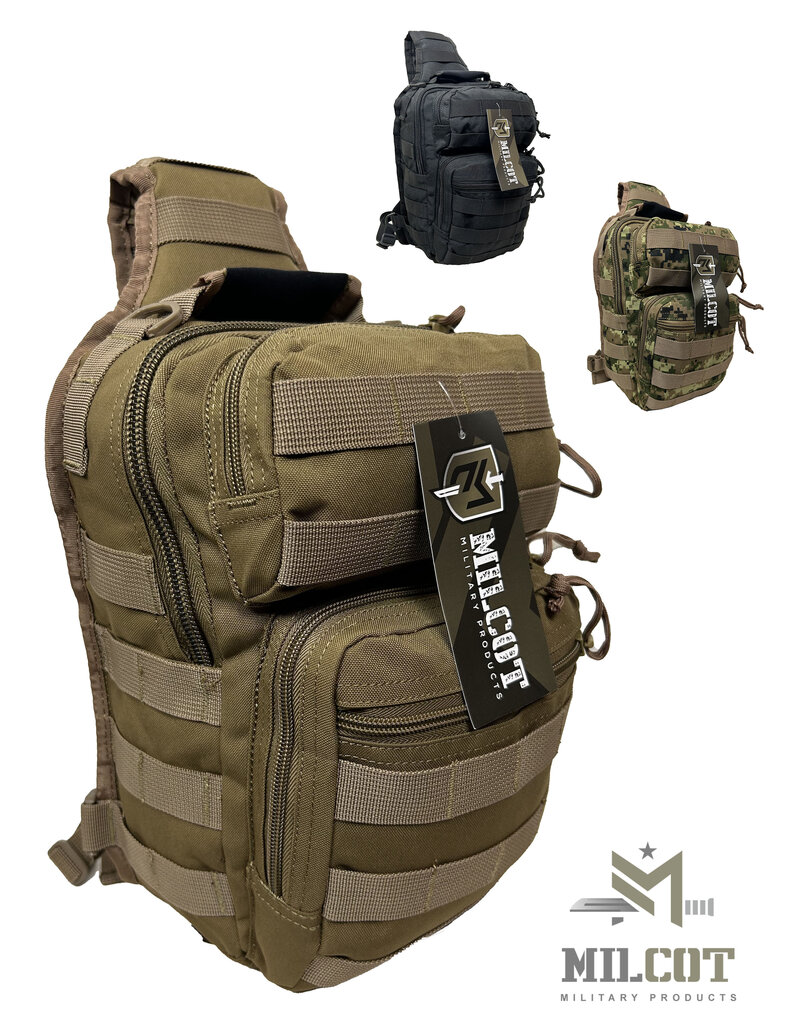 MILCOT MILITARY MILCOT Mini Assault Tactical Backpack with Shoulder Strap