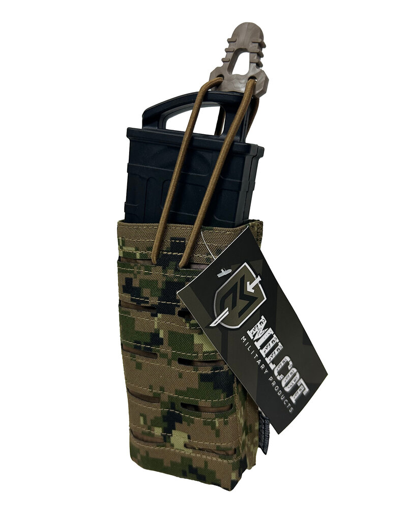 MILCOT MILITARY SIMPLE OPEN MAGAZINE POUCH 5.56 M/4 LASER-CUT MT MILCOT